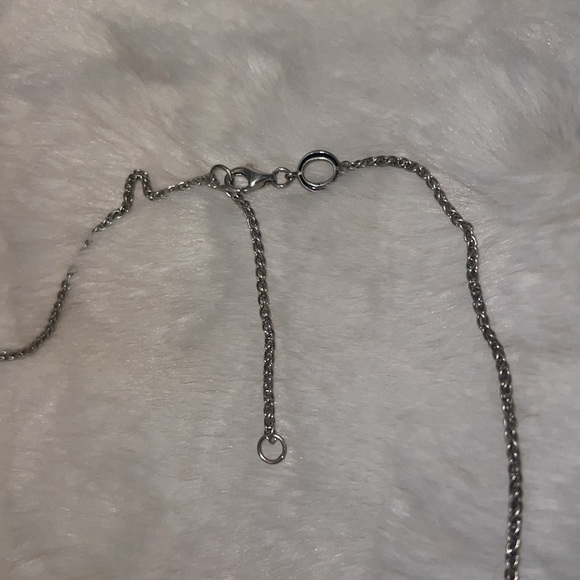 11-12MM Cultured Tahitian Pearl Rhodium over Sterling Silver 18 inch Necklace - Picture 5 of 5